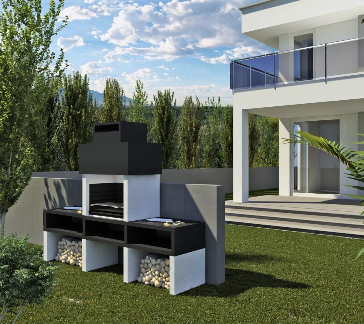 BARBECUE MODERNE 4C – vitawood.fr