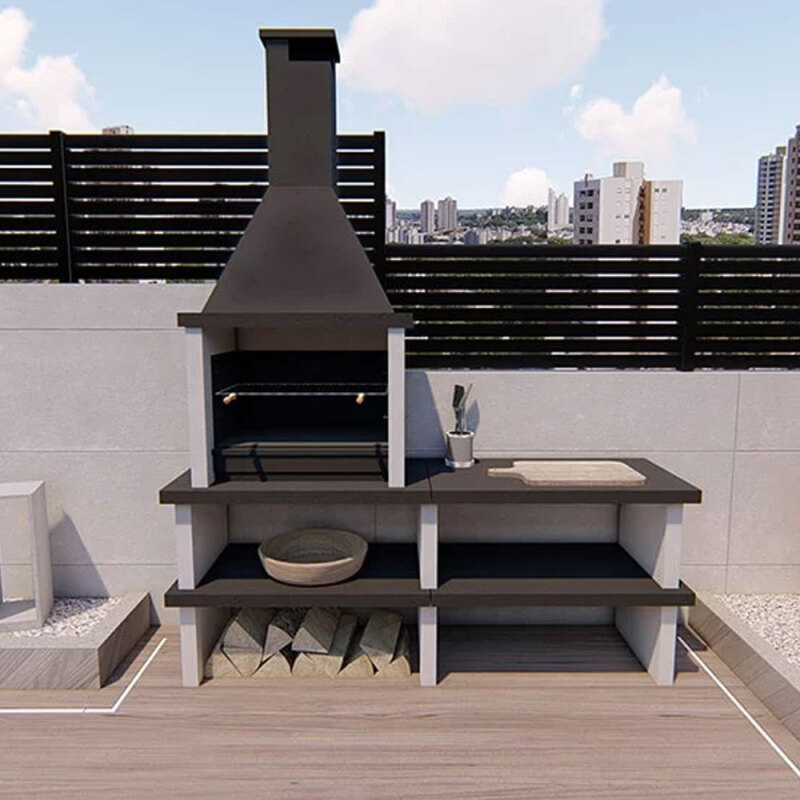 Barbecue en Pierre Elégant 30002
