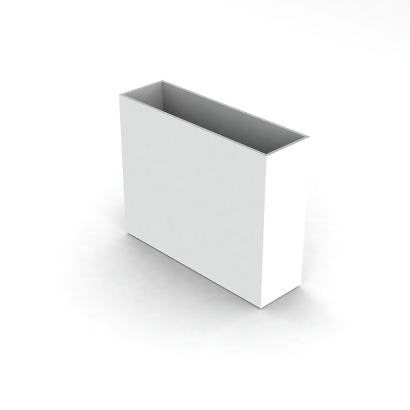 Jardinière en béton TERRACE 100 Blanc