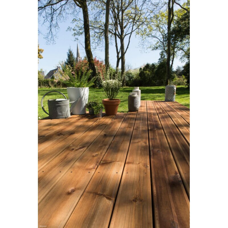 Lames Tr. cl4 Marron PIN Lisse - 28 mm  Largeur 145 mm / Longueur 3.30 m
