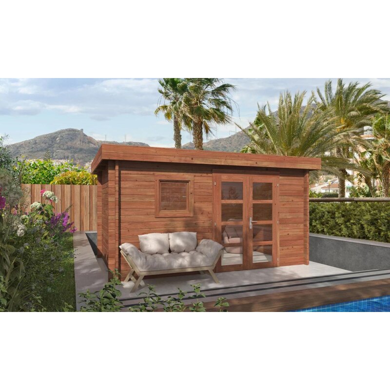 Abri de jardin Marseille 9 autoclave 44mm - 8.8m² intérieur
